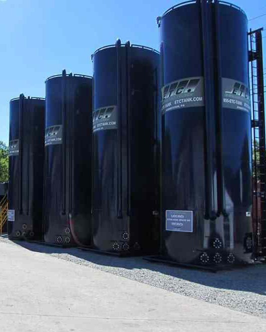 JWF Industries vertical frac tanks